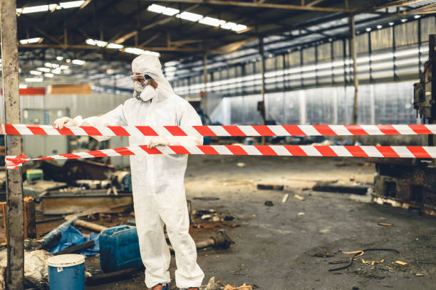 Professional Odor Removal technician working in Saint Louis, MO